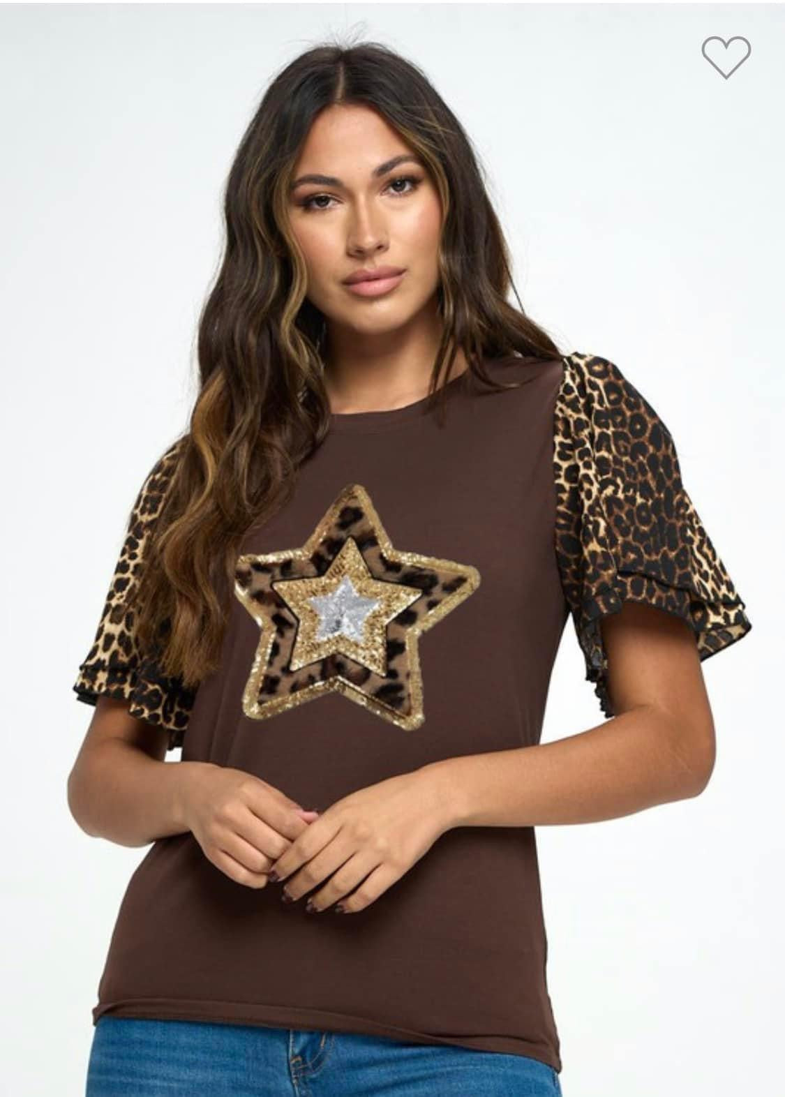 ANIMAL PRINT TOP