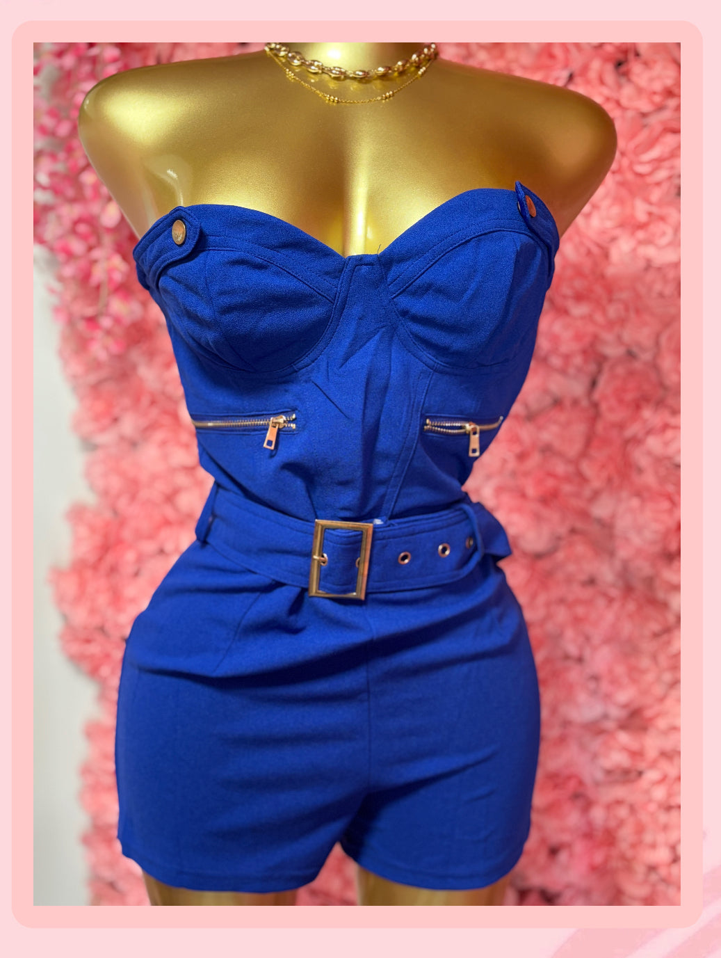 Royal Blue Romper