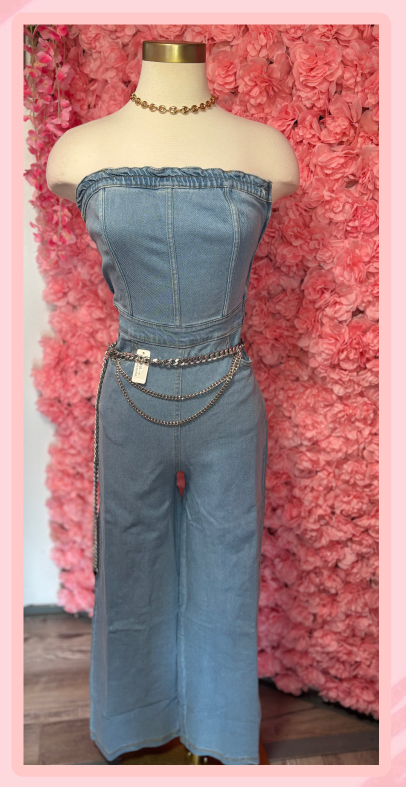 Light Denim Jumpsuit