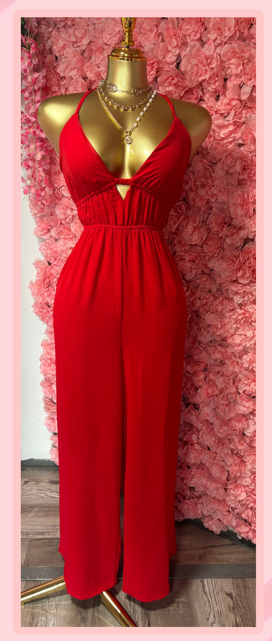 New Red Jumpsuit