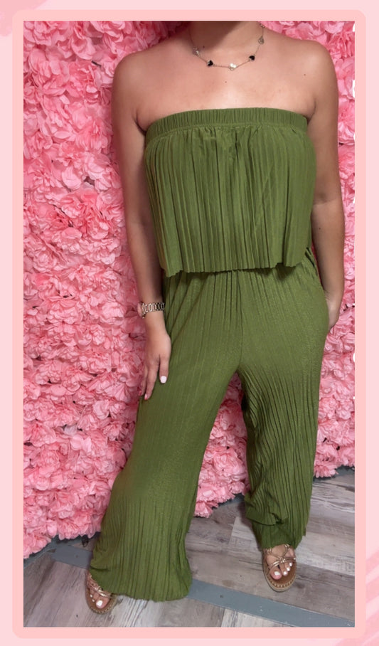 New 🆕 Olive Jumpsuit