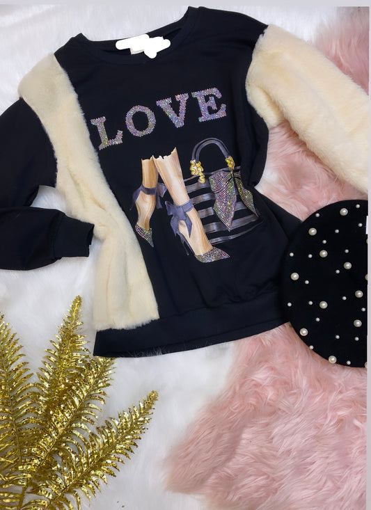 Black Love Sweater