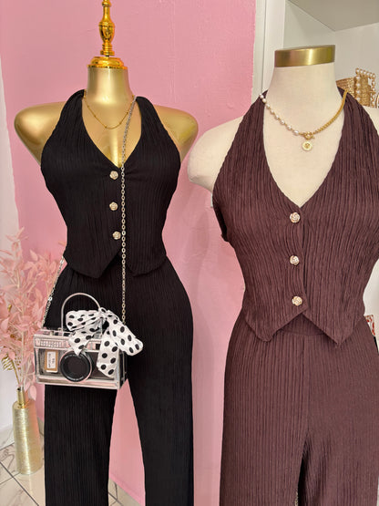 Vest- Pants Set