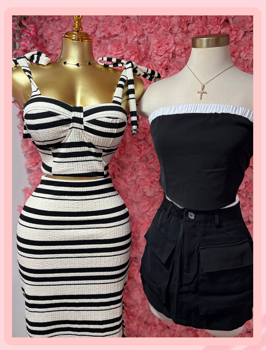 Selena White/B Set