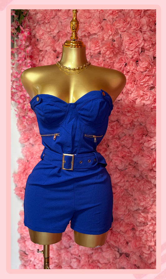 Royal Blue Romper