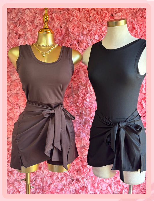 Black Skort Romper🖤