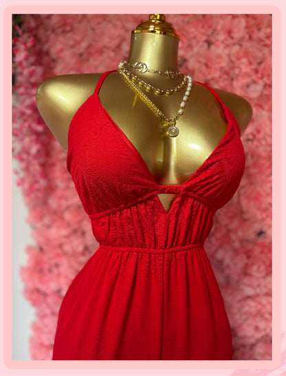 New Red Jumpsuit