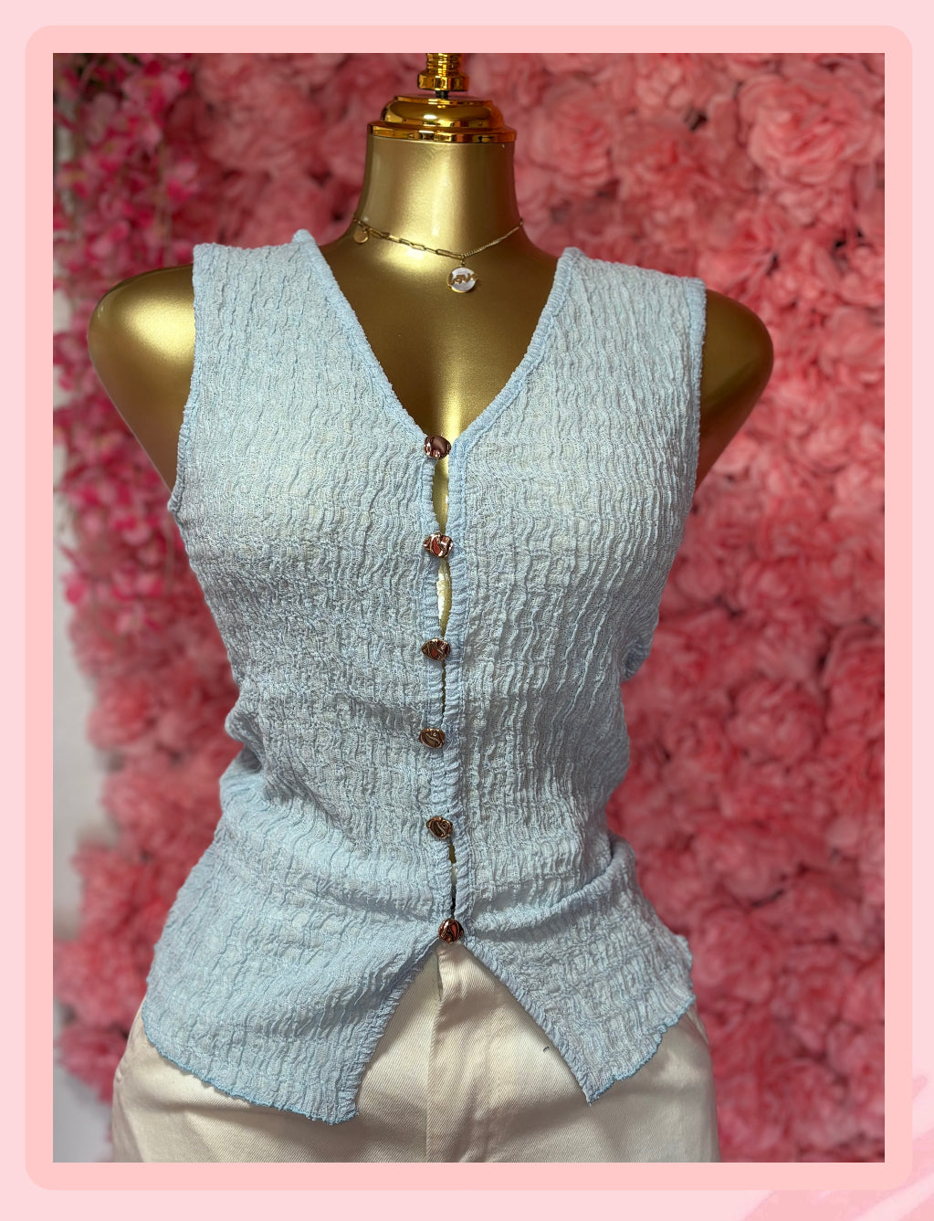Baby Blue Blouse