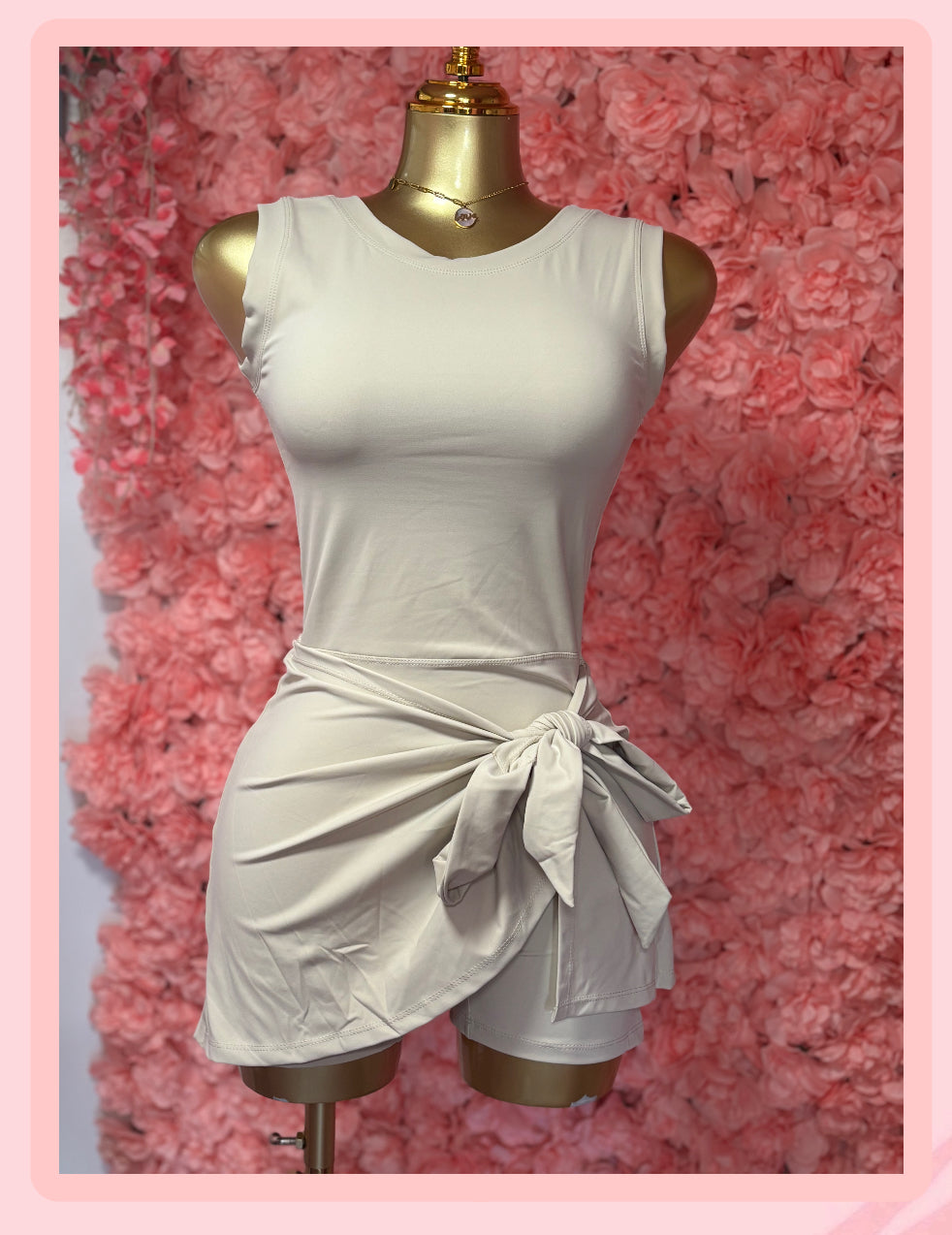 Bone White Romper