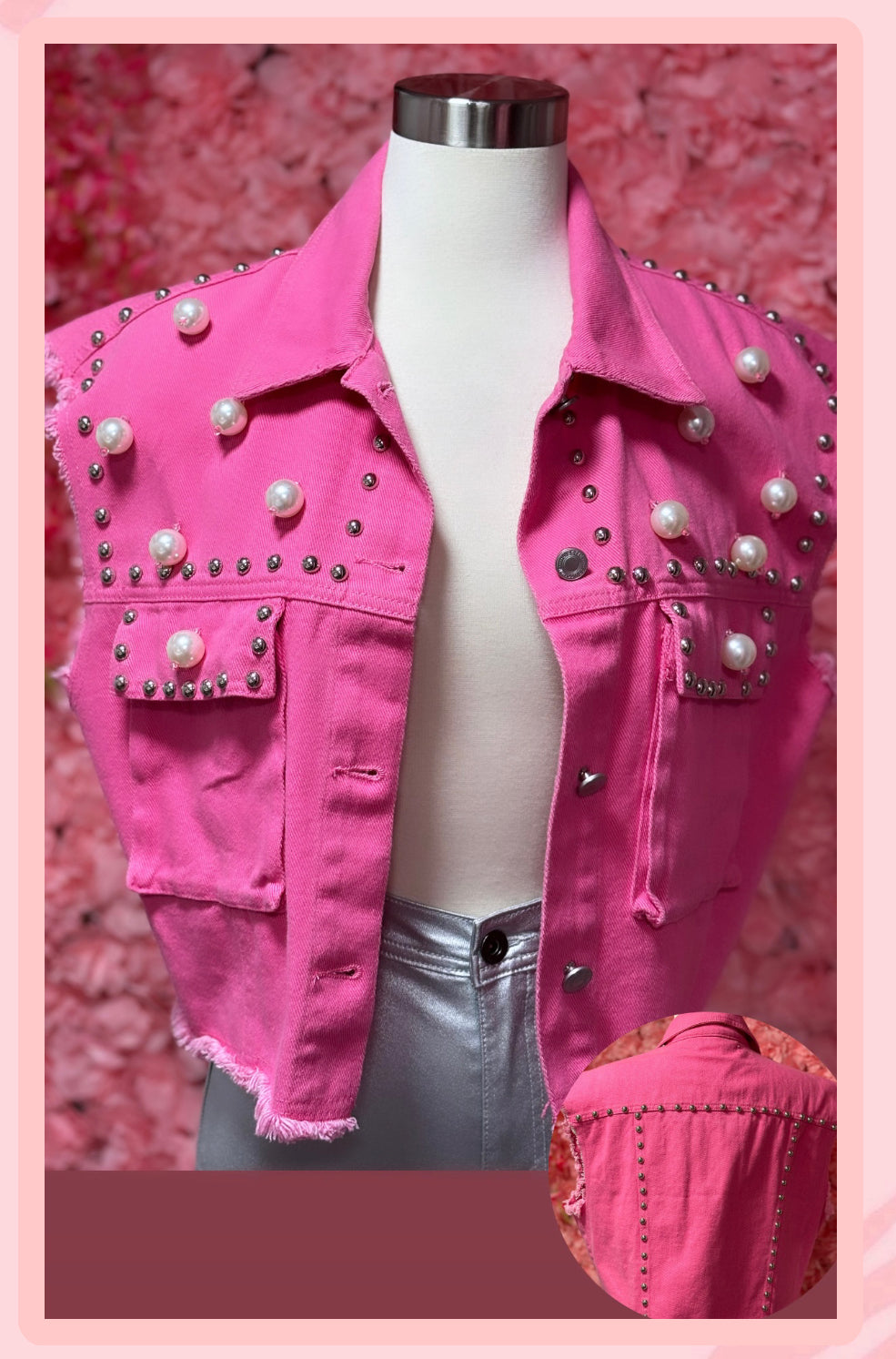 Pink Pearl Vest