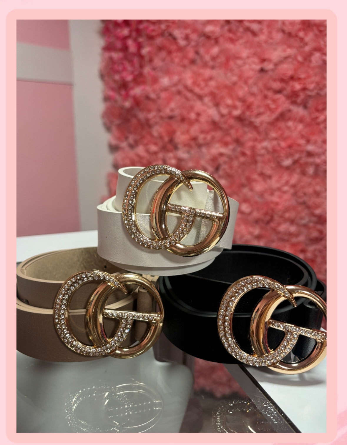 New Belts (Beige, White, Black)