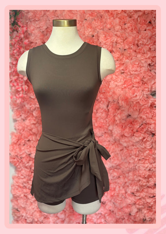 Cofee Skort Romper