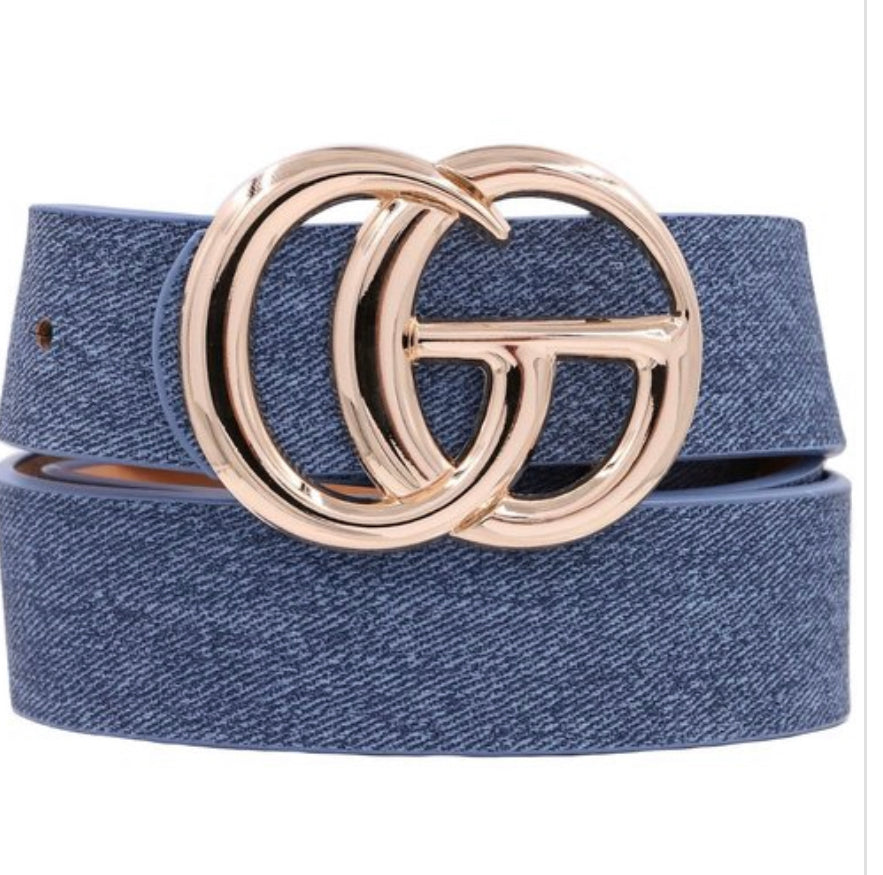 Dark Denim Belt