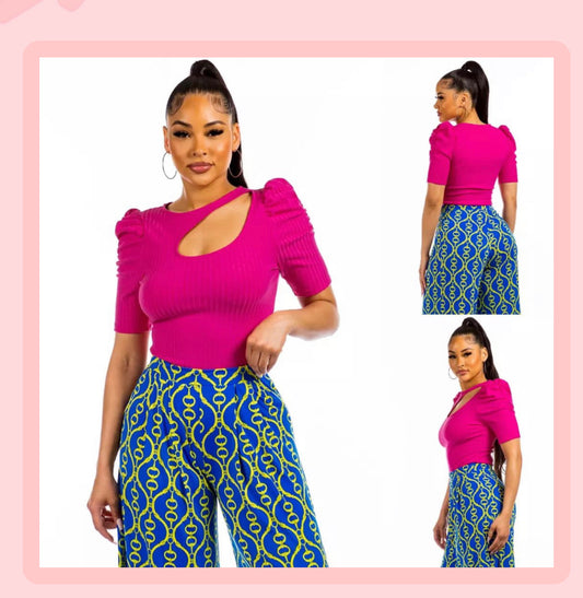 NEW FUCHSIA TOP