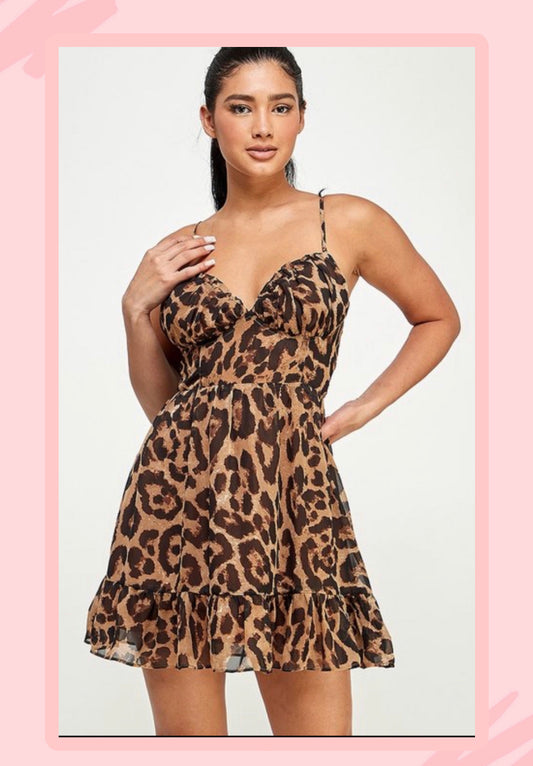 ANIMAL PRINT DRESS