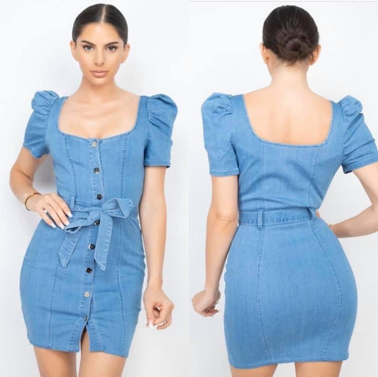 Dress Puff Sleeves