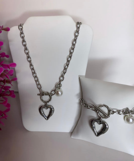 HEART SILVER SET