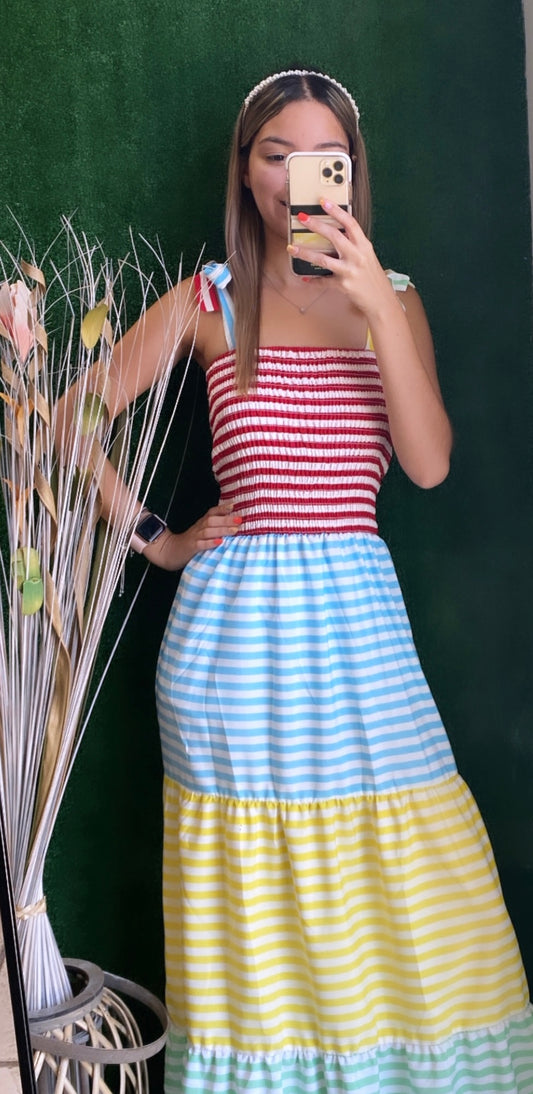 COLOR MAXXI DRESS