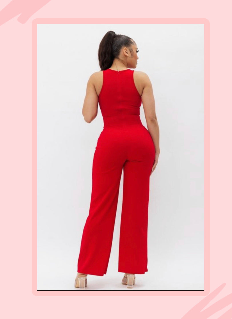 RED JUMPSUIT