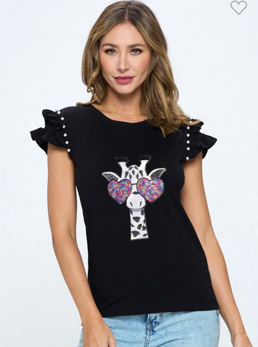 GIRAFFE BLACK TOP