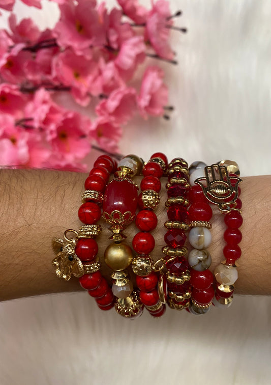 RED BRACELETS