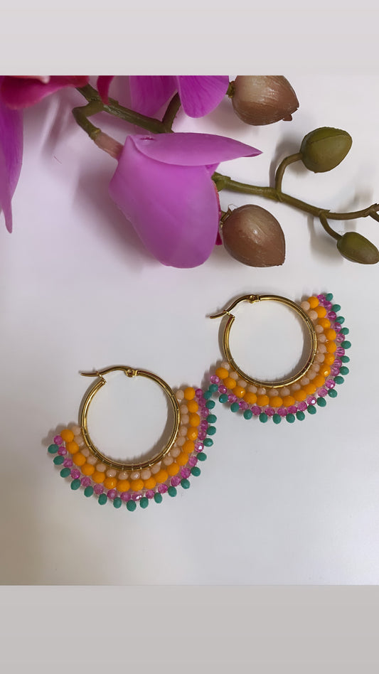 ORANGE MULTI EARRINGS