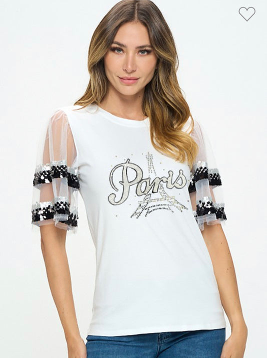 PARIS WHITE TOP