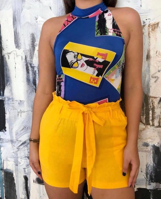 YELLOW SHORT