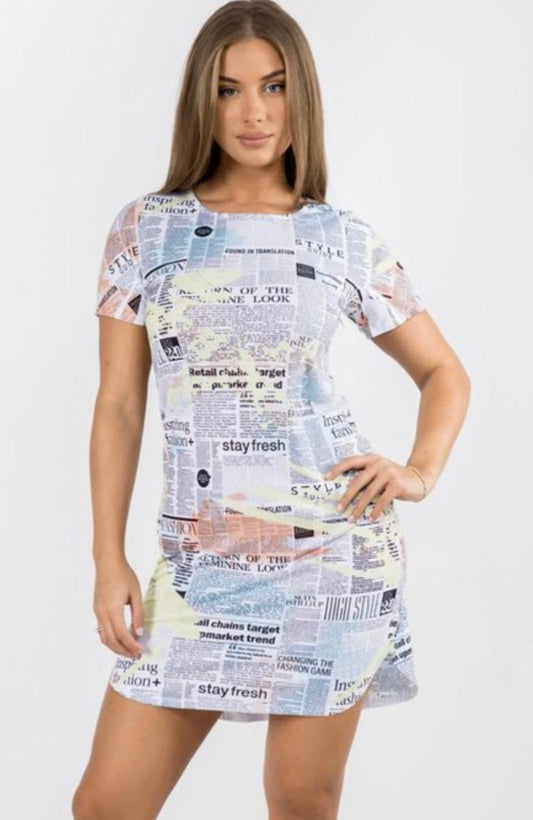 NEWSPAPER DRESS
