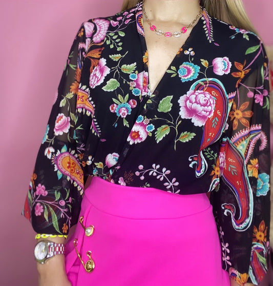 FLOWER BODYSUIT