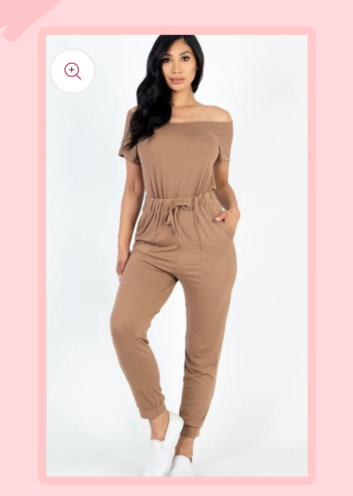 Beige Jumpsuit