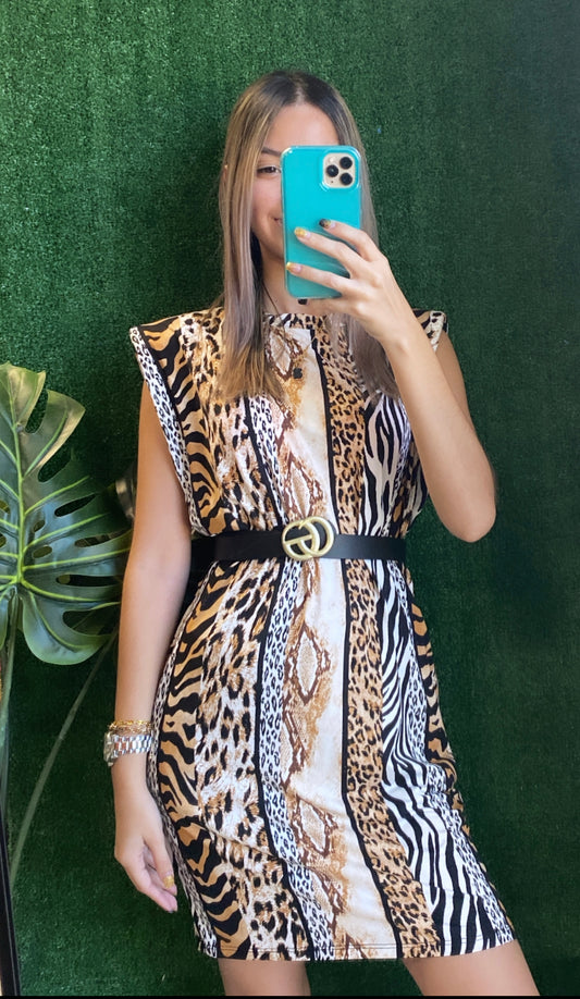 ANIMAL PRINT DRESS