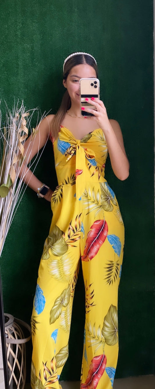 FLORAL Y. JUMPSUIT