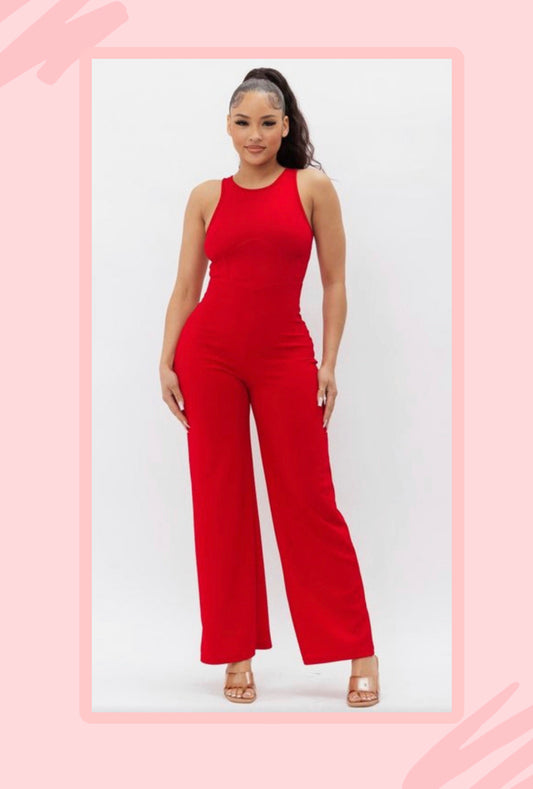 RED JUMPSUIT