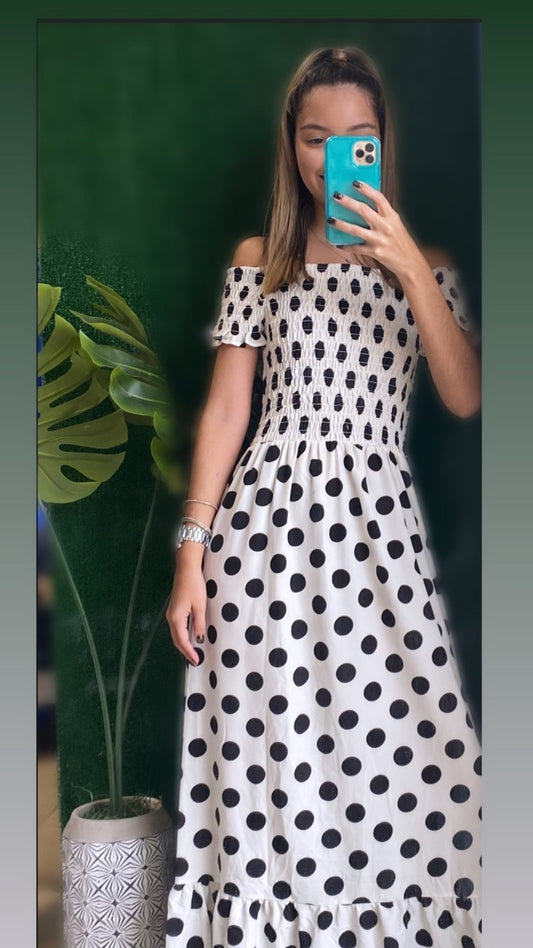 PODKA BLACK/ WHITE DRESS