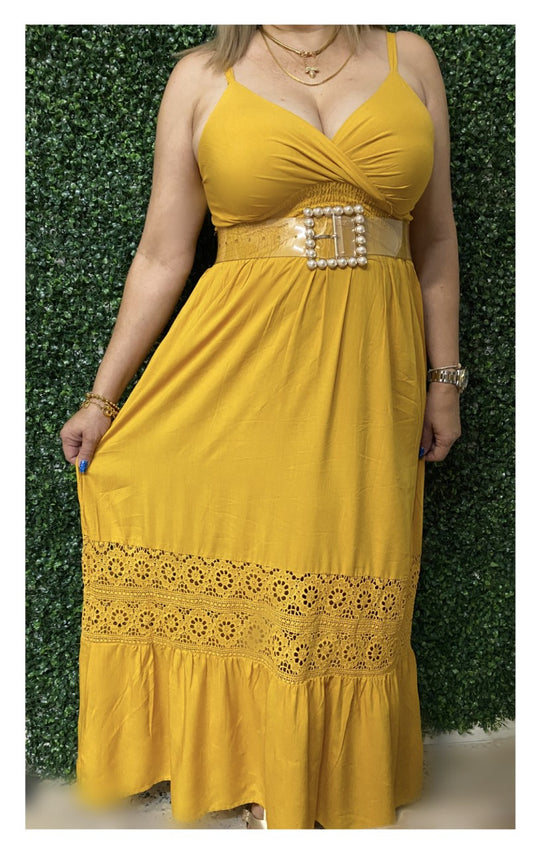 NEW MUSTARD DRESS